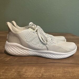 Adidas Fluidflow 2.0 Aluminium White Beige Women Running Shoes Size 9